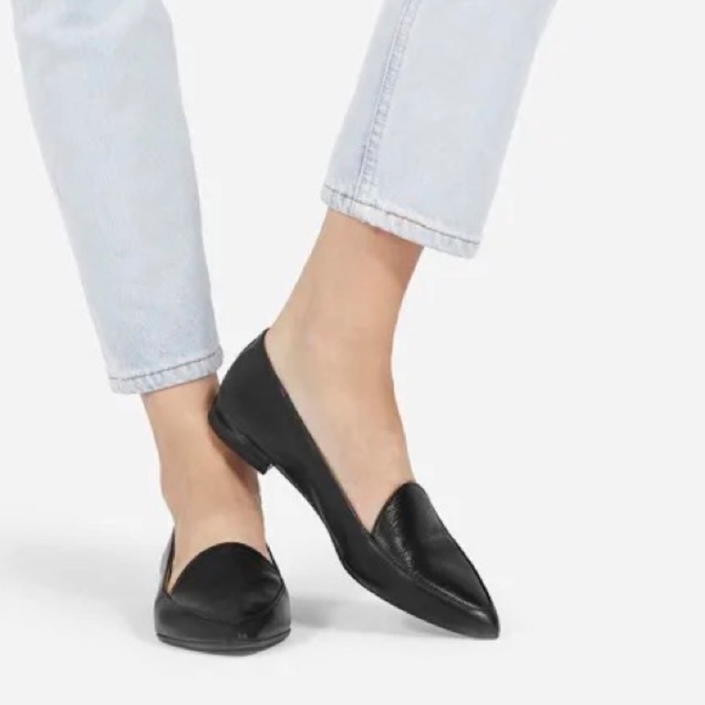 EVERLANE••NWOB The Modern Point loafers size 10